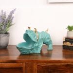 Rustic wooden tray with candles and books, styled and shot in studio with warm lighting by Emipix Solutions