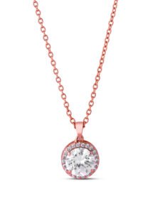 Gold necklace product photography on white background for e-commerce in Jaipur
